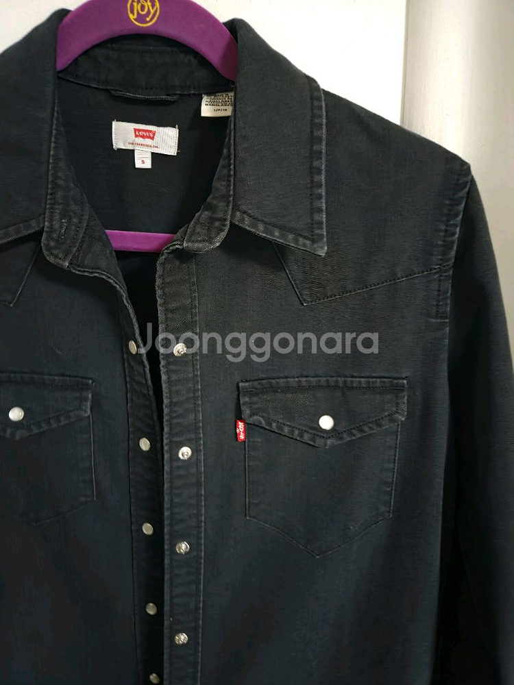 리바이스 셔츠형원피스--5