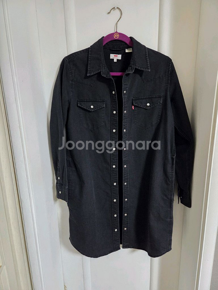 리바이스 셔츠형원피스--6