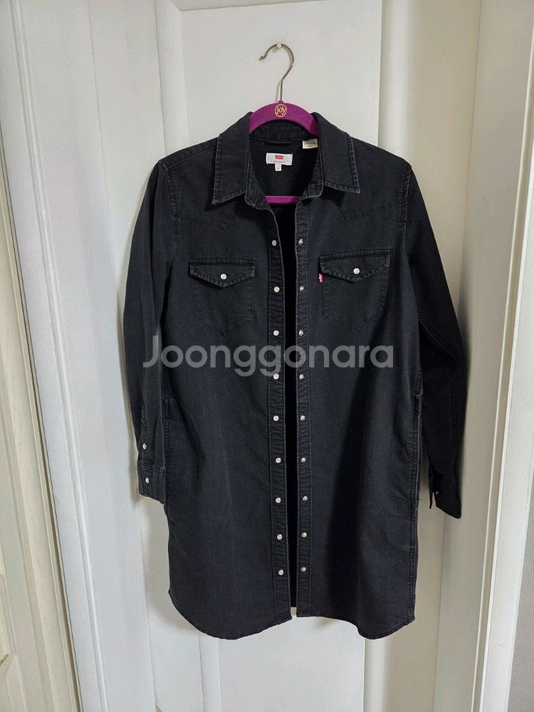 리바이스 셔츠형원피스--7