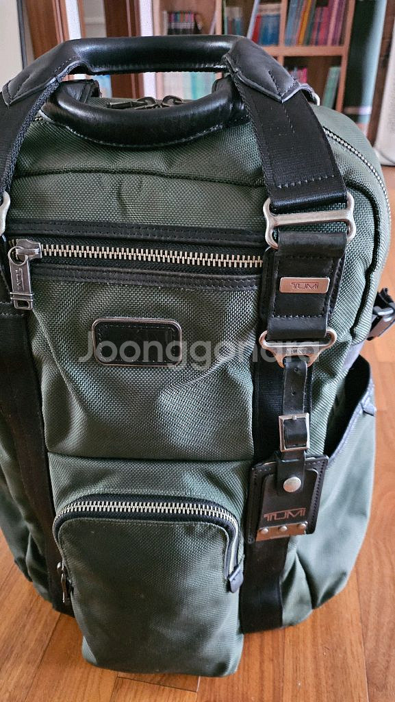 투미백팩 르준 카키 상태 좋음--3