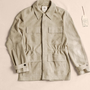 ZARA 리미티드 에디션 origins 스웨이드 자켓