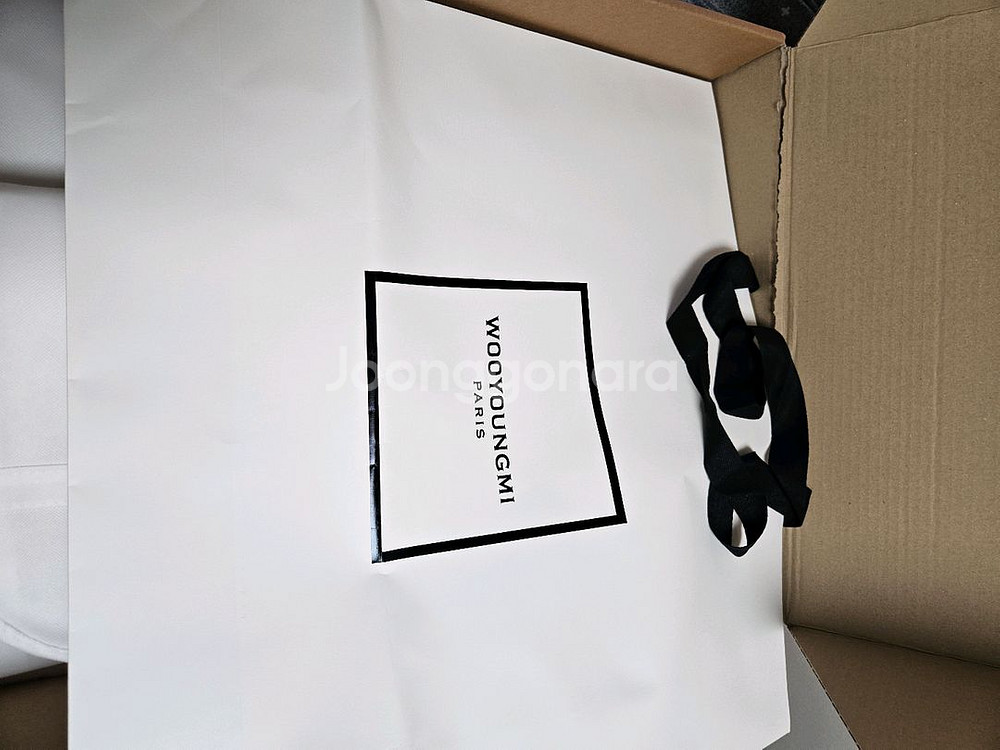 우영미 25ss 블루 크로셰 데님자켓 46사이즈 팝니다--3