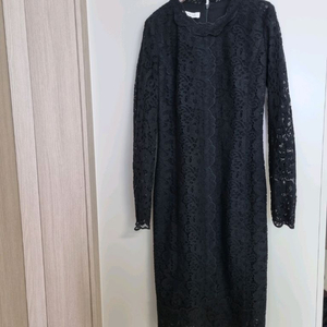 미샤 블랙 레이스 원피스