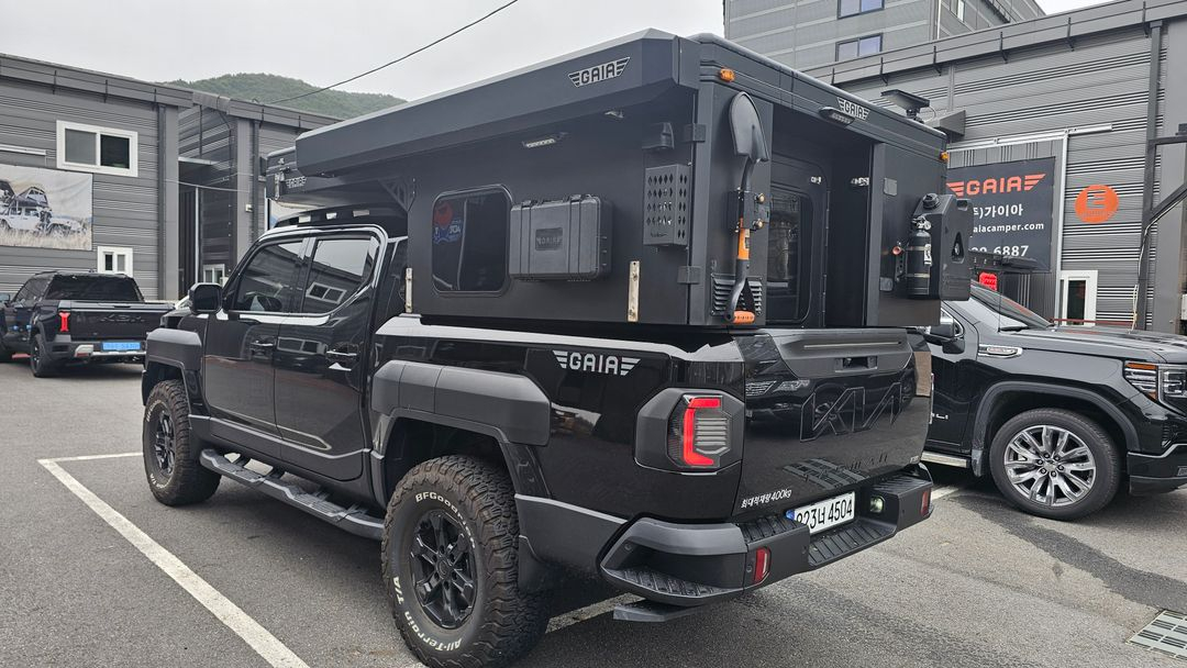가이아 트럭캠퍼(픽업캠퍼) 빅탑 판매합니다.[판매완료] 이미지