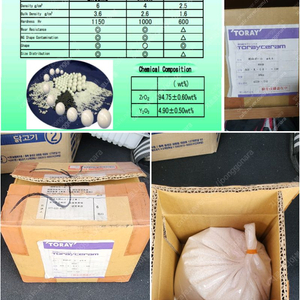 지르코니아볼 1Kg=6만원,비드,밀링,볼밀,분쇄,연마 이미지