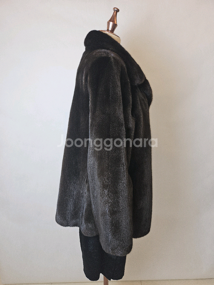 빅사이즈 진도모피 오리지널 블랙그라마 메일 블랙 풀스킨--5