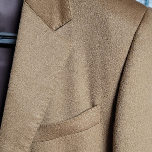 타임옴므 캐시미어100% 코트 카멜 105사이즈