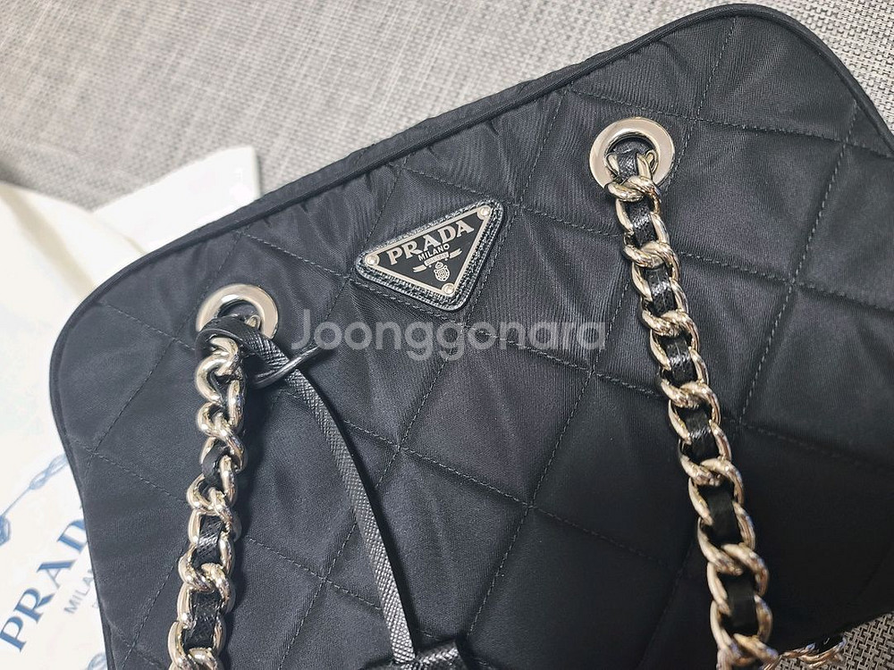 프라다 퀼팅백 체인백 볼링백 퀼팅 숄더백 1bb072--1