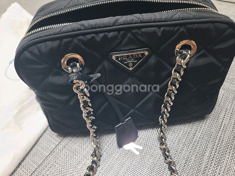 프라다 퀼팅백 체인백 볼링백 퀼팅 숄더백 1bb072--7