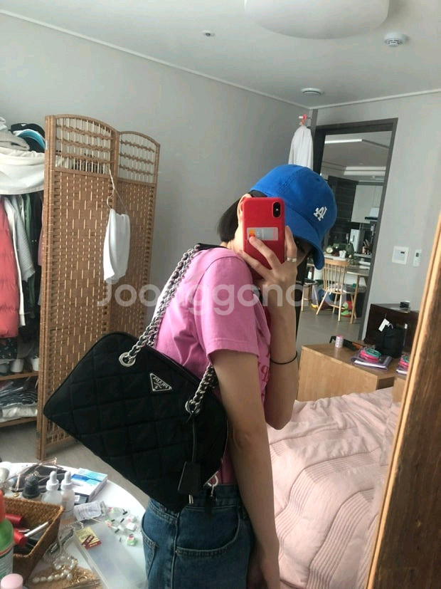 프라다 퀼팅백 체인백 볼링백 퀼팅 숄더백 1bb072--9
