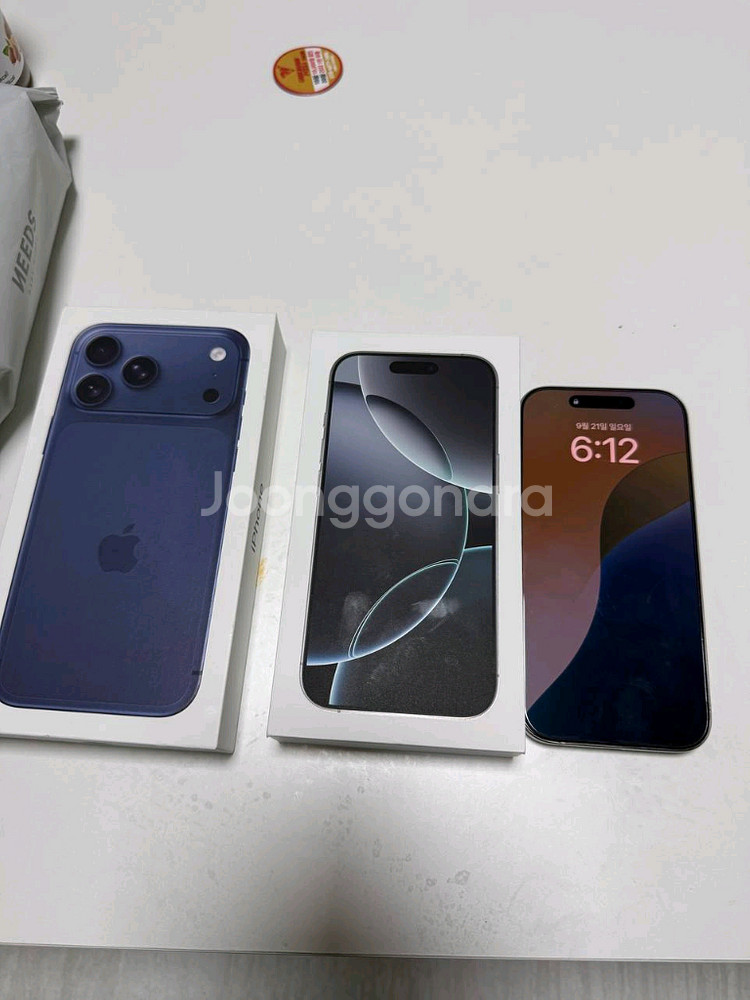 아이폰16프로 256GB 화이트티타늄 자급제--0