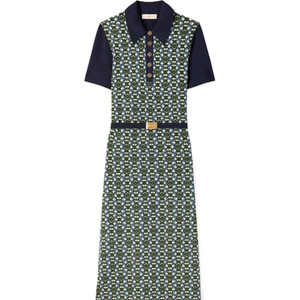 토리버치 제미니 링크 자카드 원피스