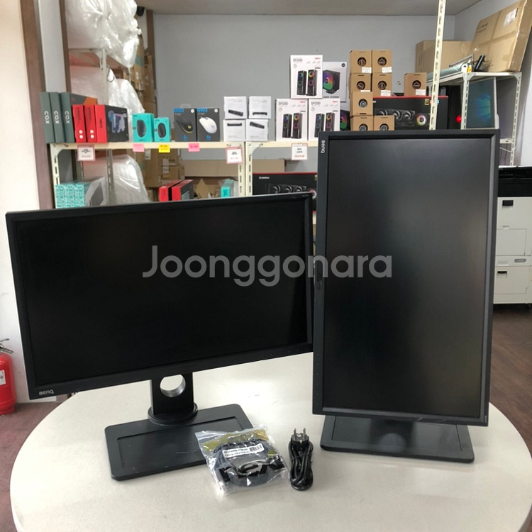 사무용 게임용 벤큐 24인치 모니터 60Hz 안전포장!--0