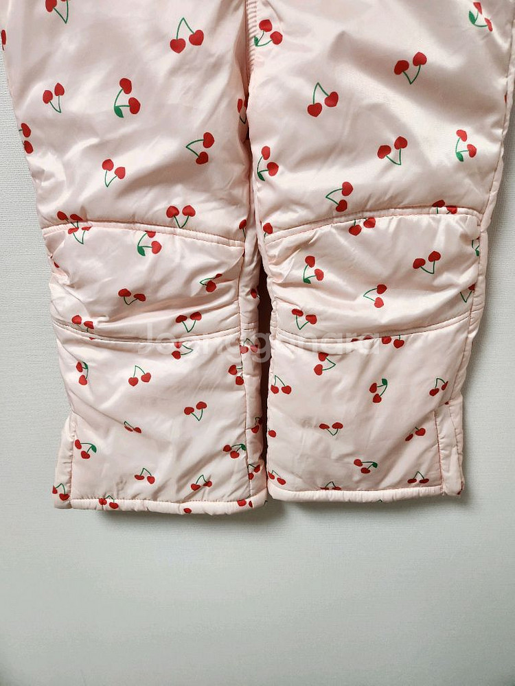 130사이즈 berrymay 피치색 앵두무늬 스키복 하--3