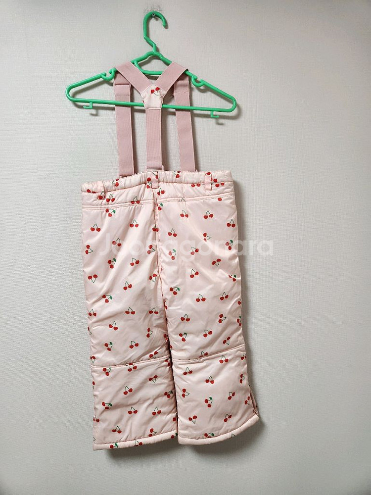 130사이즈 berrymay 피치색 앵두무늬 스키복 하--1