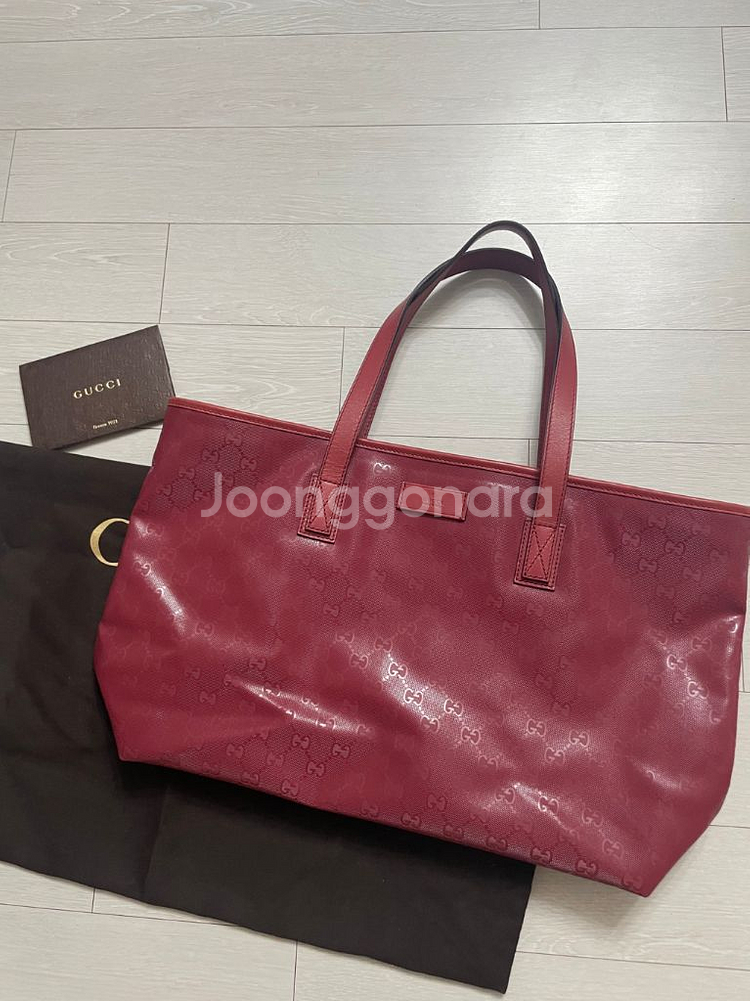 구찌 pvc 쇼퍼백--0