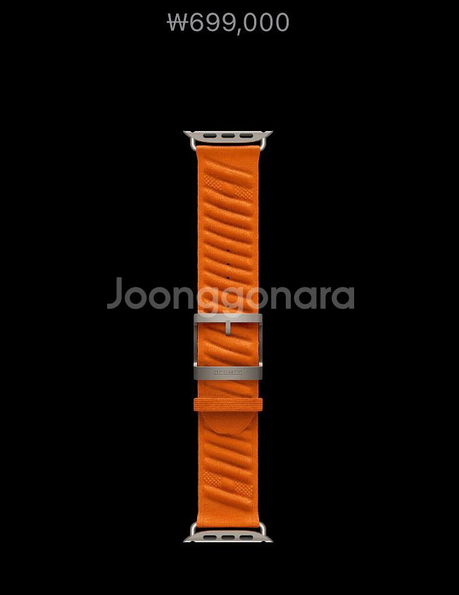 애플워치 울트라3 에르메스 49mm 오랑쥬 색상--0