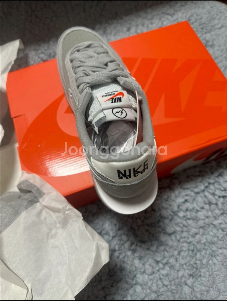 나이키x사카이x플라그먼트 260 새상품(라이트 스모크--0