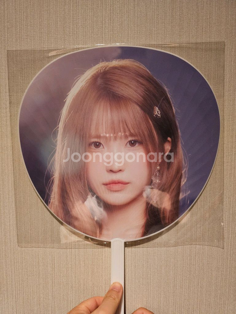 프로미스나인 일본콘 한정 대형 우치와(부채) 양도--0