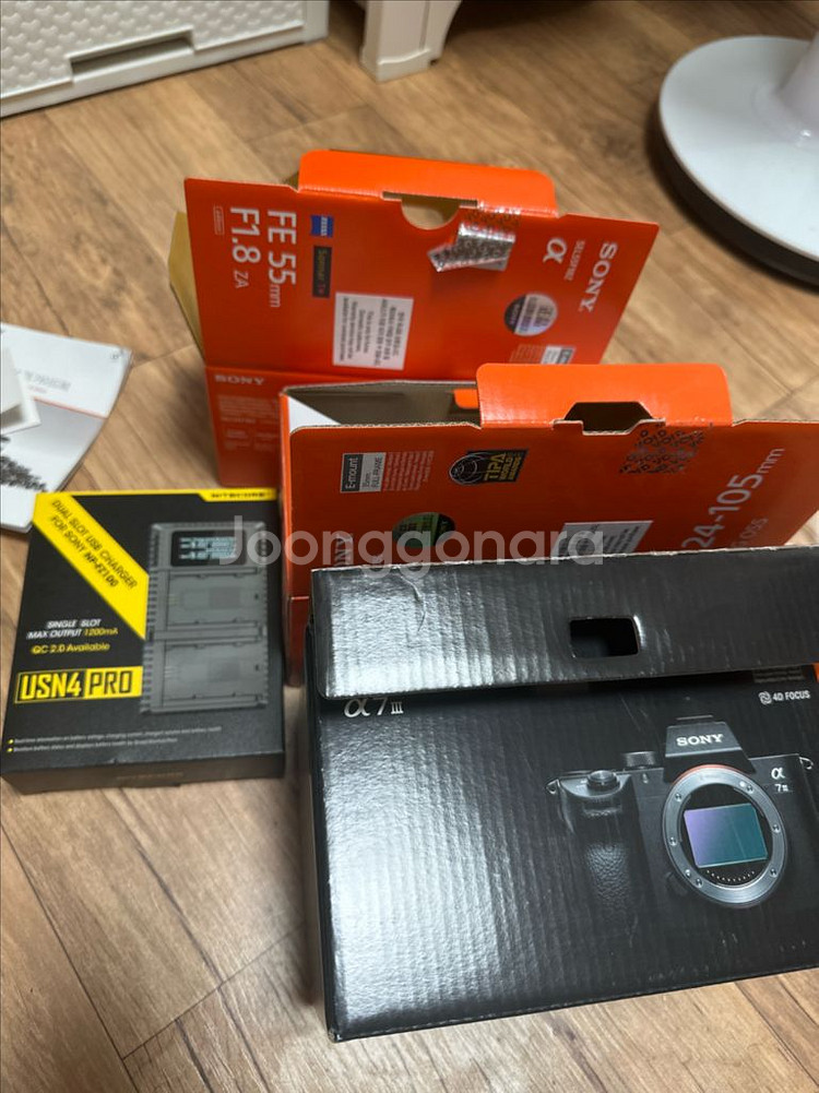 소니 A7M3 카메라 및 렌즈(24-105mm, 55m--8