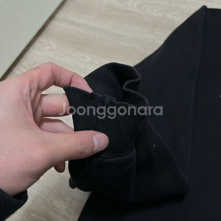 오프화이트 하프 애로우 빅프린팅 후드티 L/100--5
