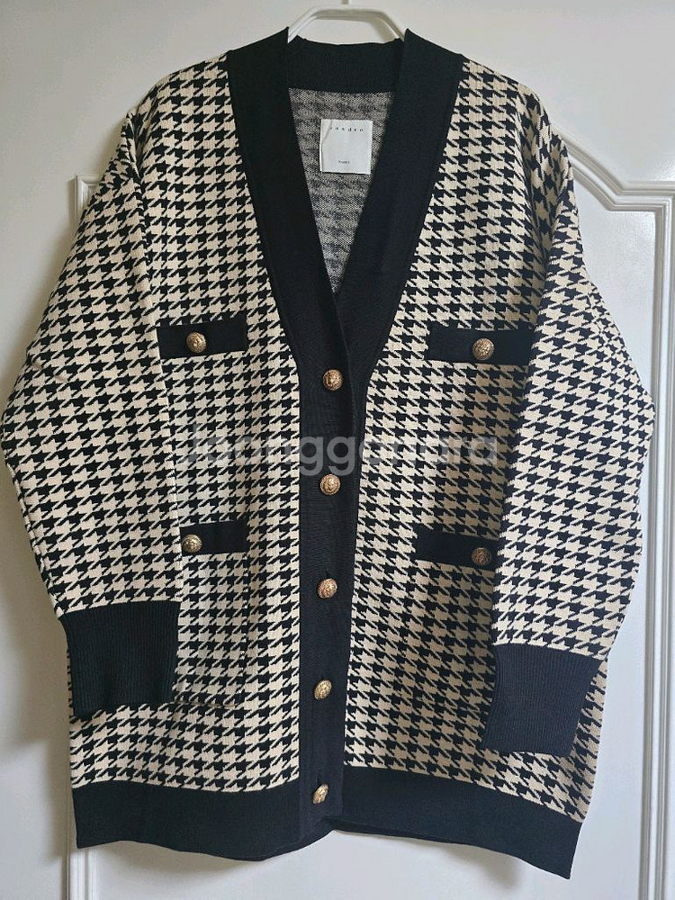 산드로 Dane 하운드투스 가디건 판매해요--4