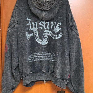 인세인개러지 패디드 후드집업 3사이즈