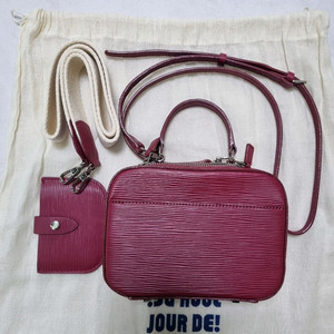 (주르드) 미니백 푸시아 (양날지퍼) 두가지 스트랩