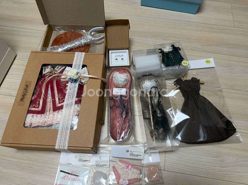 MSD의상,가발 용품 일괄 판매해요 마더스돌 샬롯,힐리--0