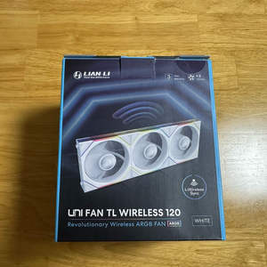 리안리 TL Wireless 120mm 3팩 화이트