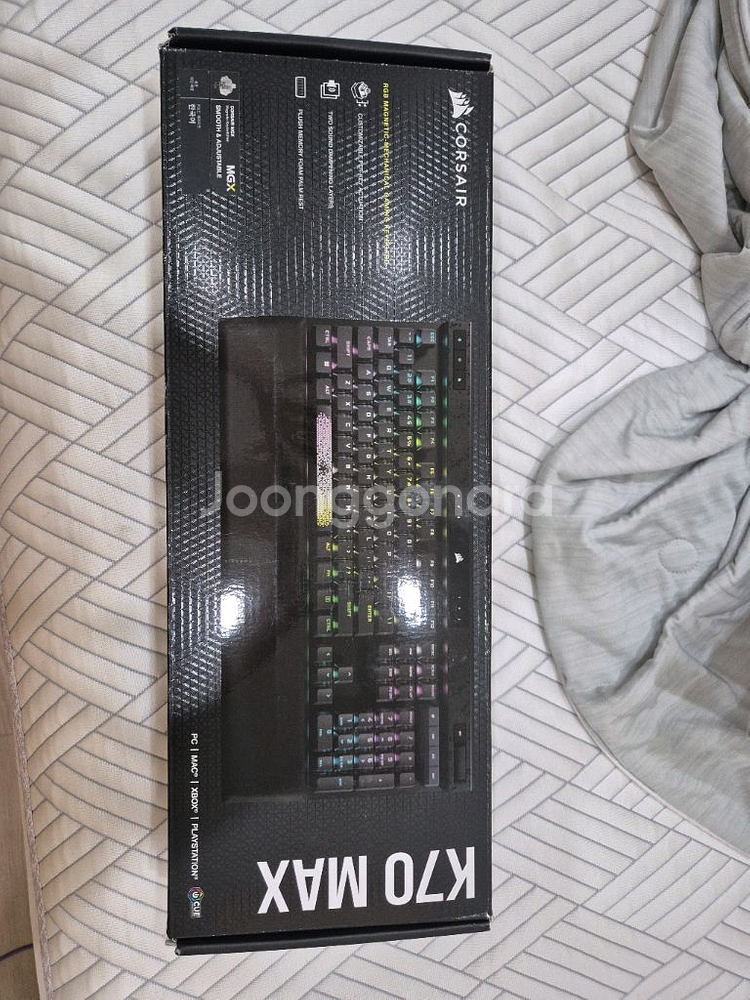 커세어 키보드 k70max 자석축 7월구매 싸게판매.--0