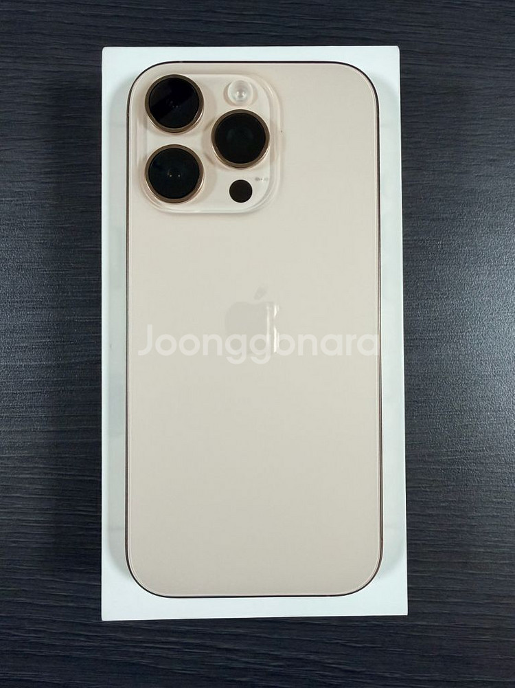아이폰 16 프로 데저트 티타늄 256GB 팝니다--1