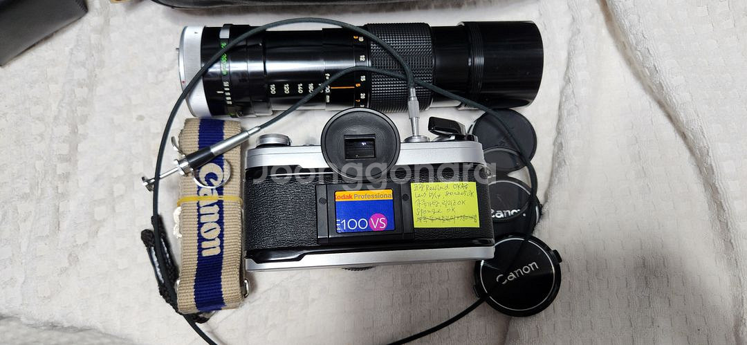 캐논AE-1 4LR44기능정상 FD렌즈50/1.4--3