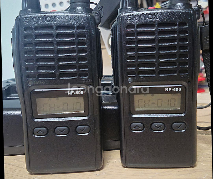 국산 엔케이정보통신 업무용 무전기 NF-400 2대판매--1