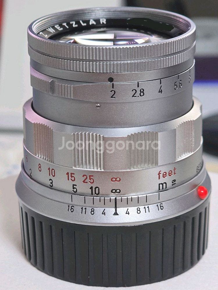 라이카 50크론 리지드, 텔레엘마릿90팻 실버 렌즈--0