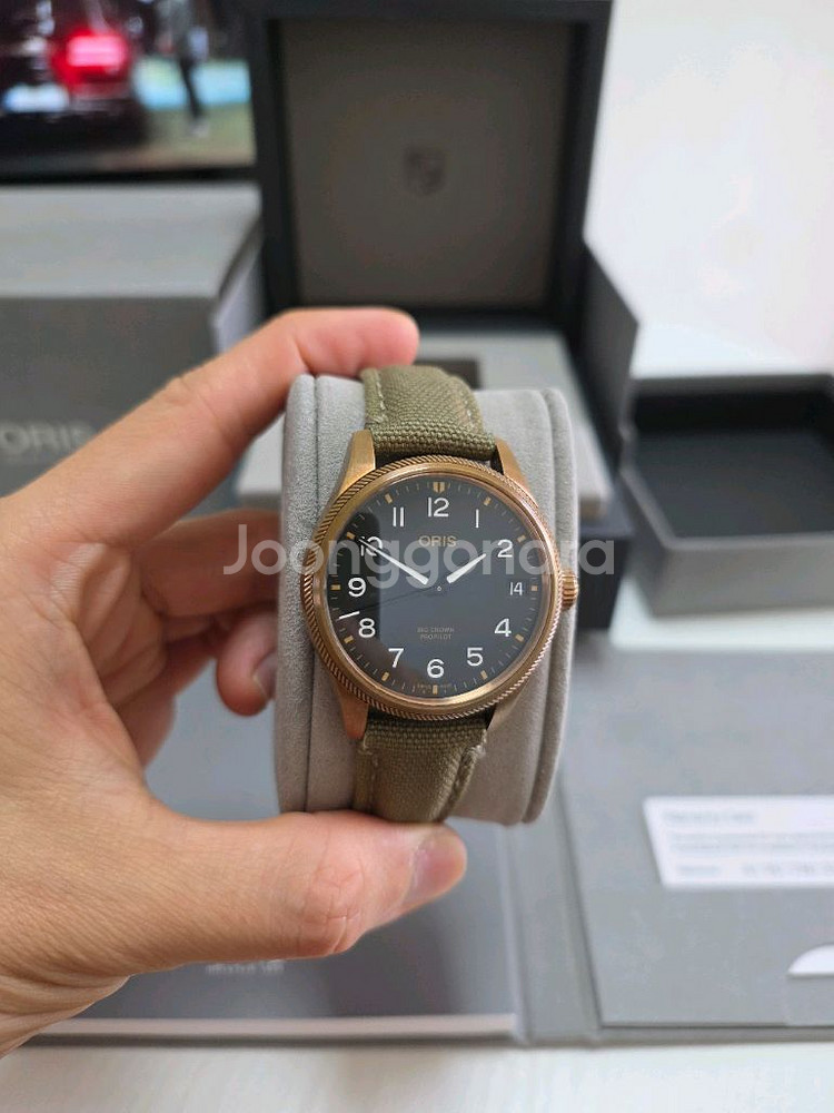 오리스 빅크라운 프로파일럿 빅 데이트 브론즈 41mm--1