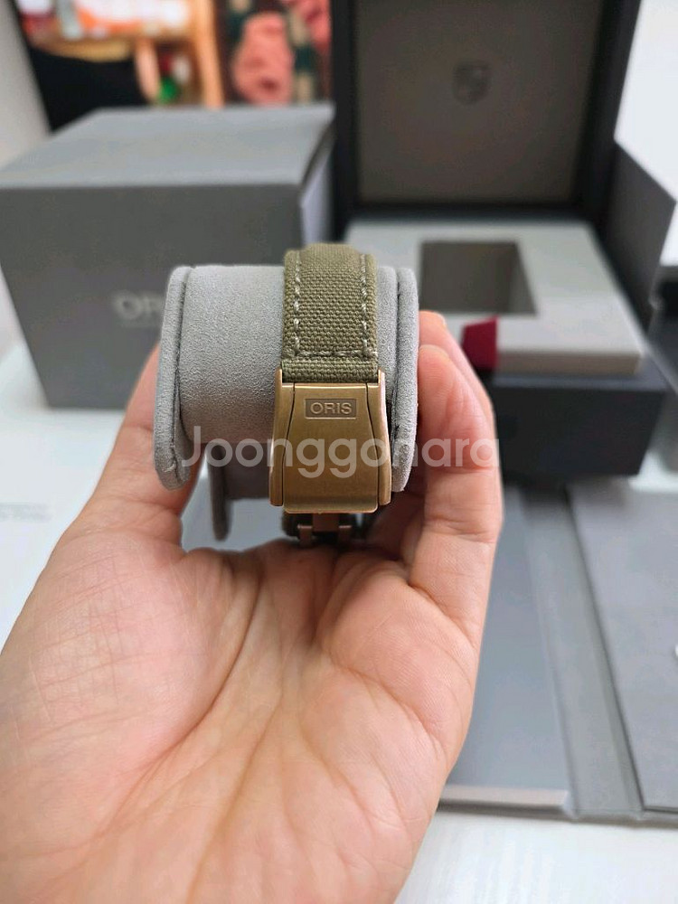 오리스 빅크라운 프로파일럿 빅 데이트 브론즈 41mm--7