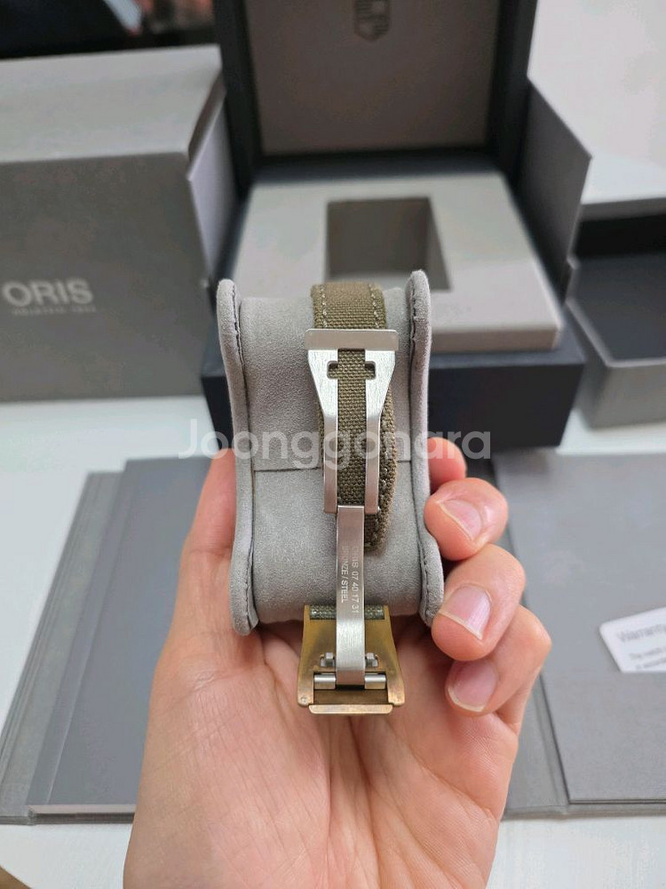 오리스 빅크라운 프로파일럿 빅 데이트 브론즈 41mm--6