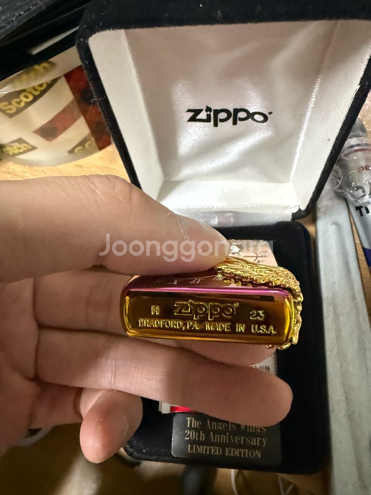 [새상품] zippo 엔젤스 윙스 리미티드 한정 라이터--1