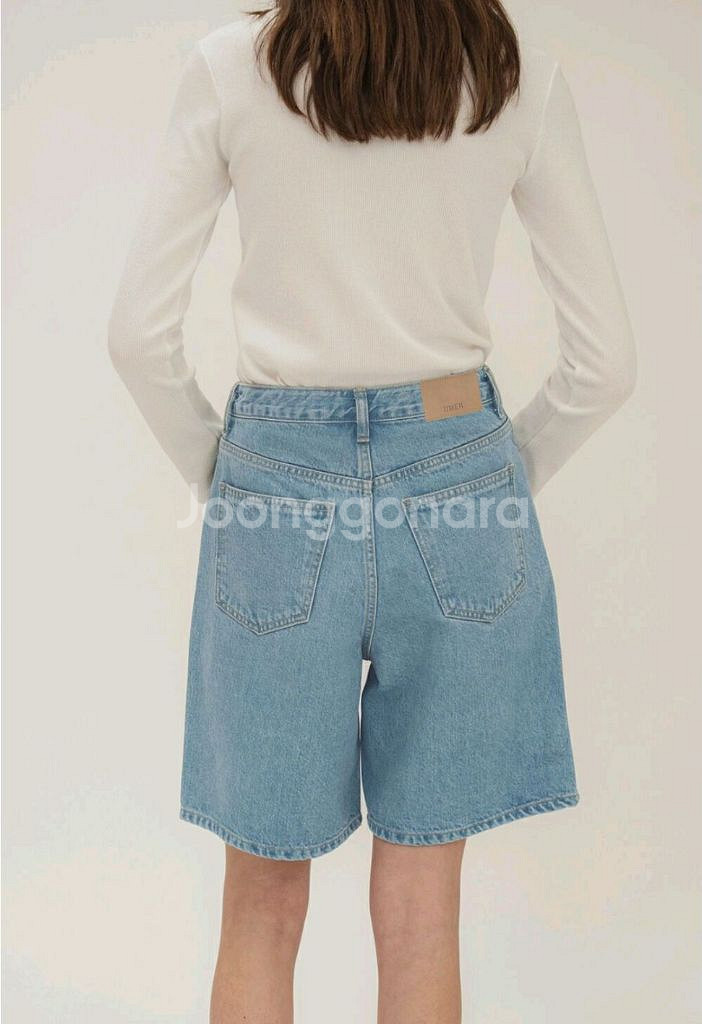 유메르 니나 데님 쇼츠 S NinaDenimShorts--1