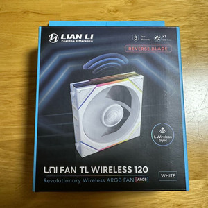 리안리 TL Wireless 120mm 리버스 화이트