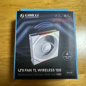 리안리 TL Wireless 120mm 리버스 화이트