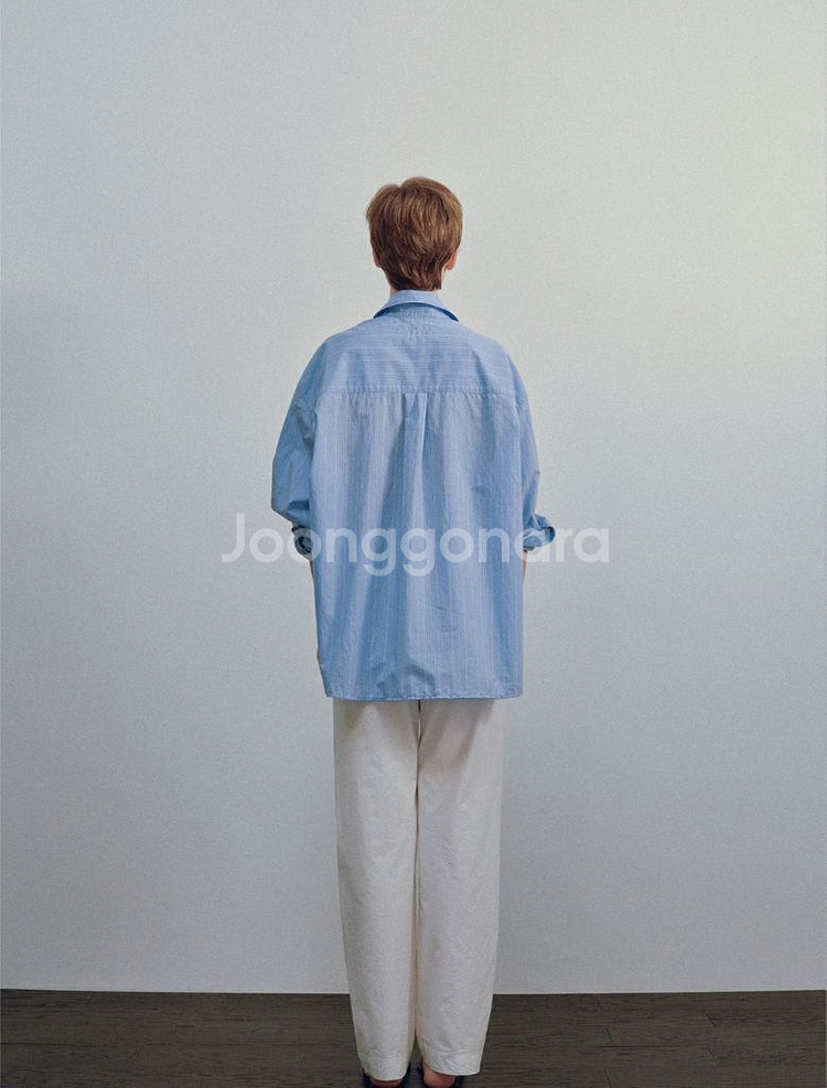 낫띵리튼 셔츠 Timon striped shirt--1