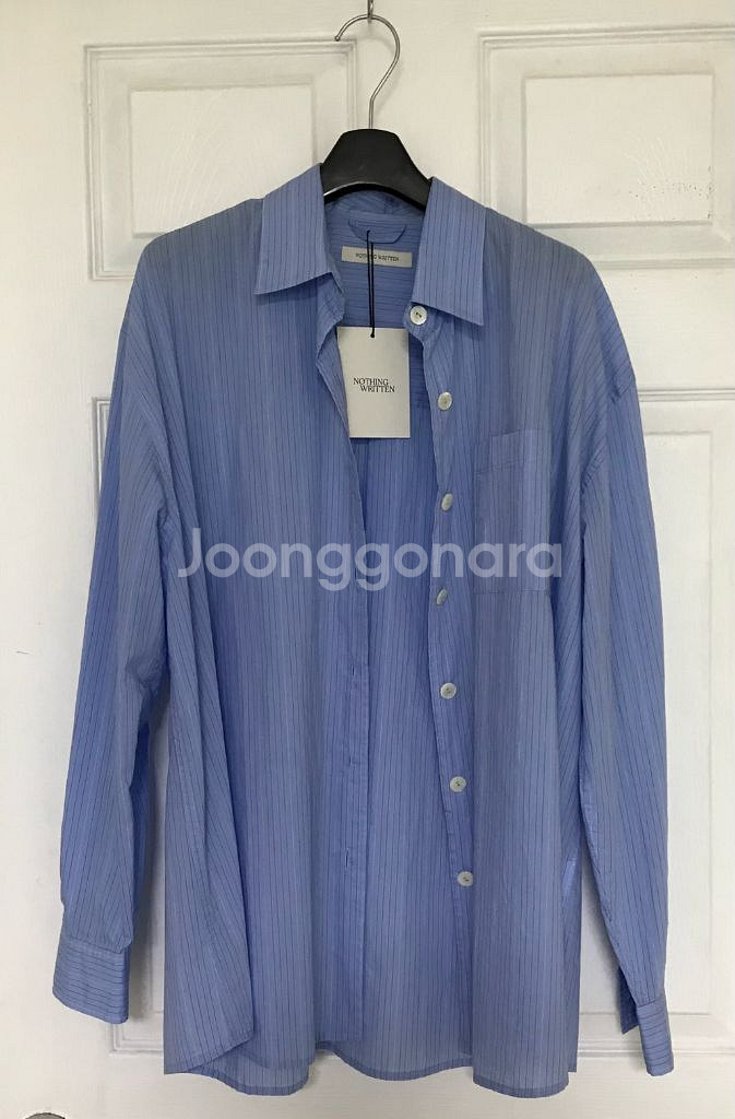 낫띵리튼 셔츠 Timon striped shirt--7