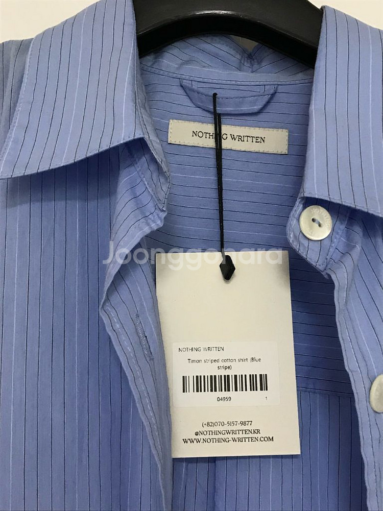 낫띵리튼 셔츠 Timon striped shirt--9