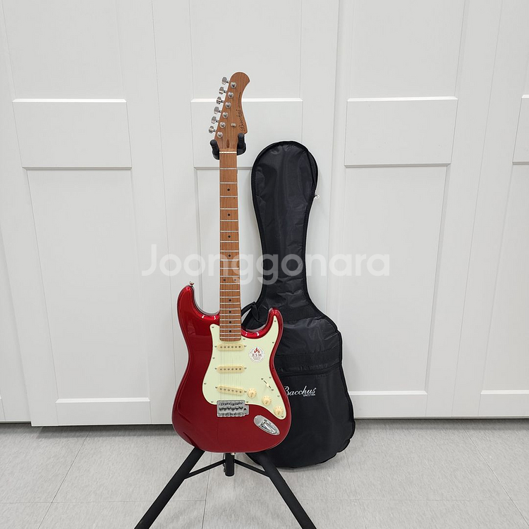 바커스 스트랫 일렉기타 BST-1-RSM 빨강--0