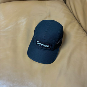 Supreme 슈프림 메쉬 포켓 블랙 캠프캡 모자