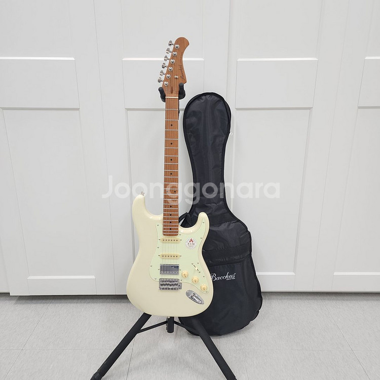 바커스 스트랫 일렉기타 BST-2-RSM 화이트--0