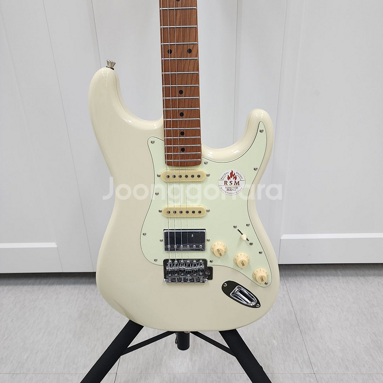 바커스 스트랫 일렉기타 BST-2-RSM 화이트--2