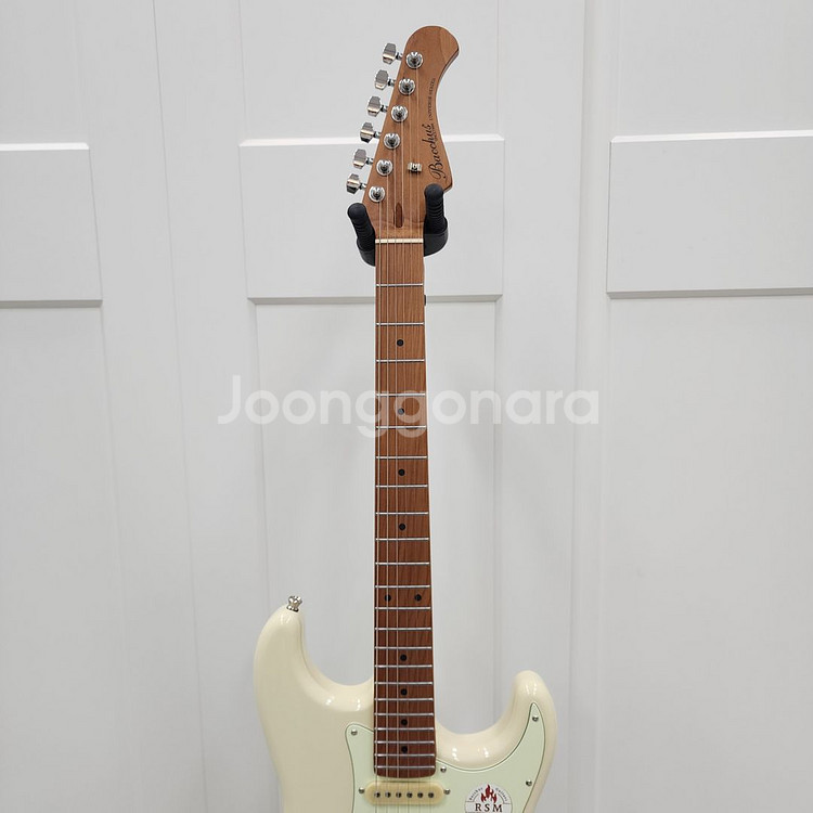 바커스 스트랫 일렉기타 BST-2-RSM 화이트--6